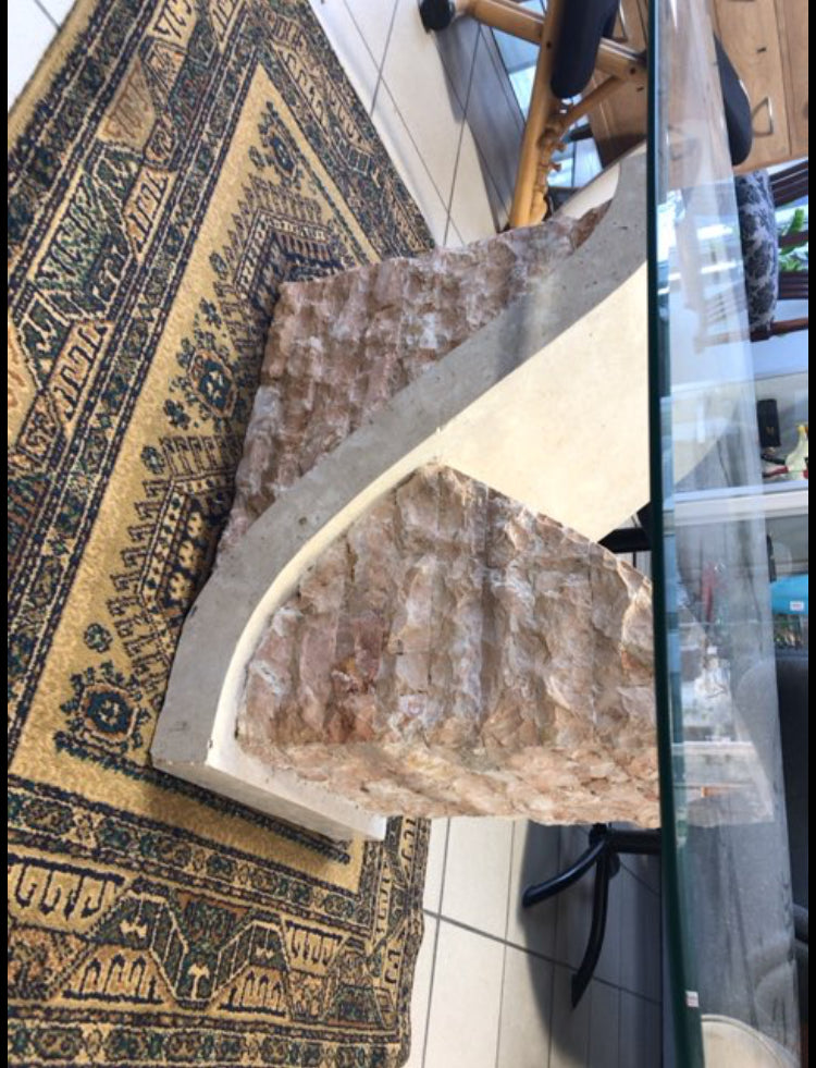 Sofabord med glasplade